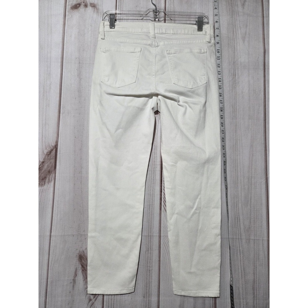 Just Black Jeans Womens 27 Petite Optic White High Rise Crop Skinny Stitch Fix‎